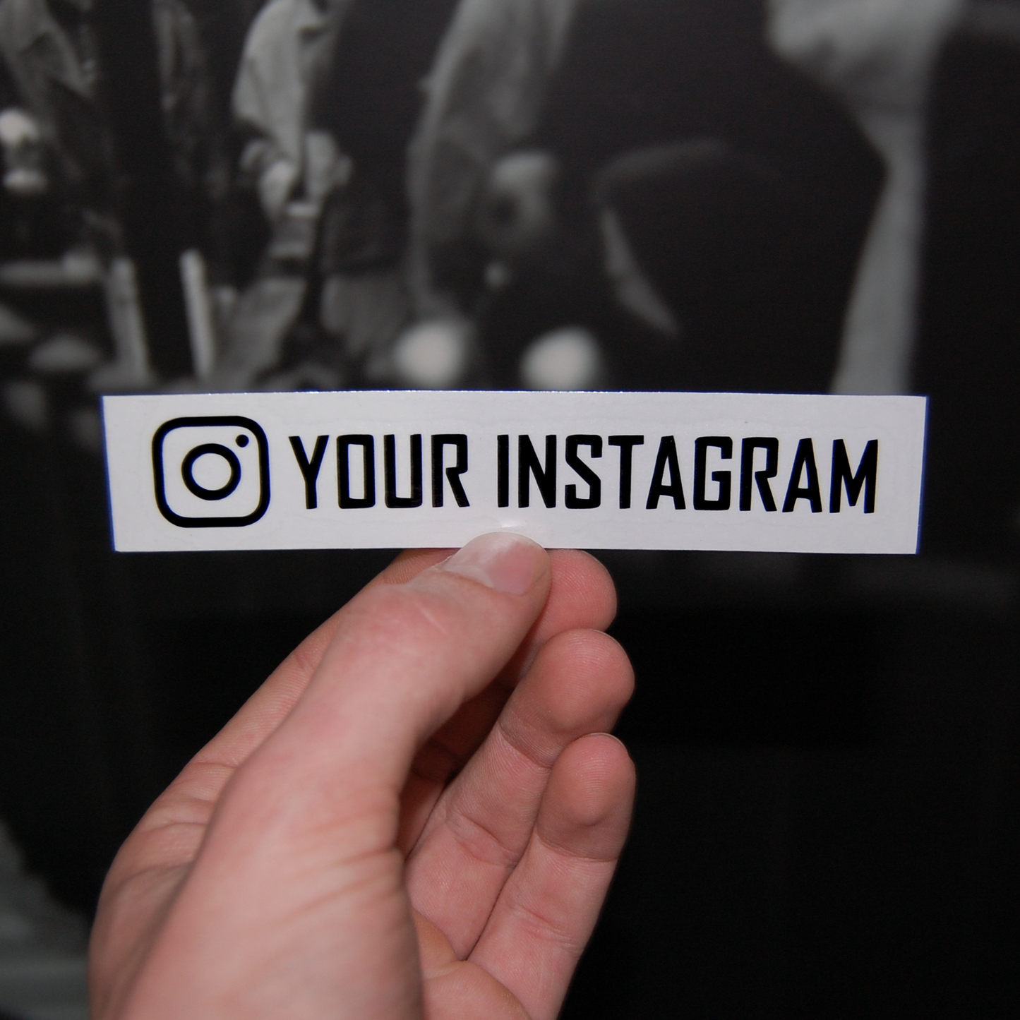 Custom Αυτοκόλλητο Instagram
