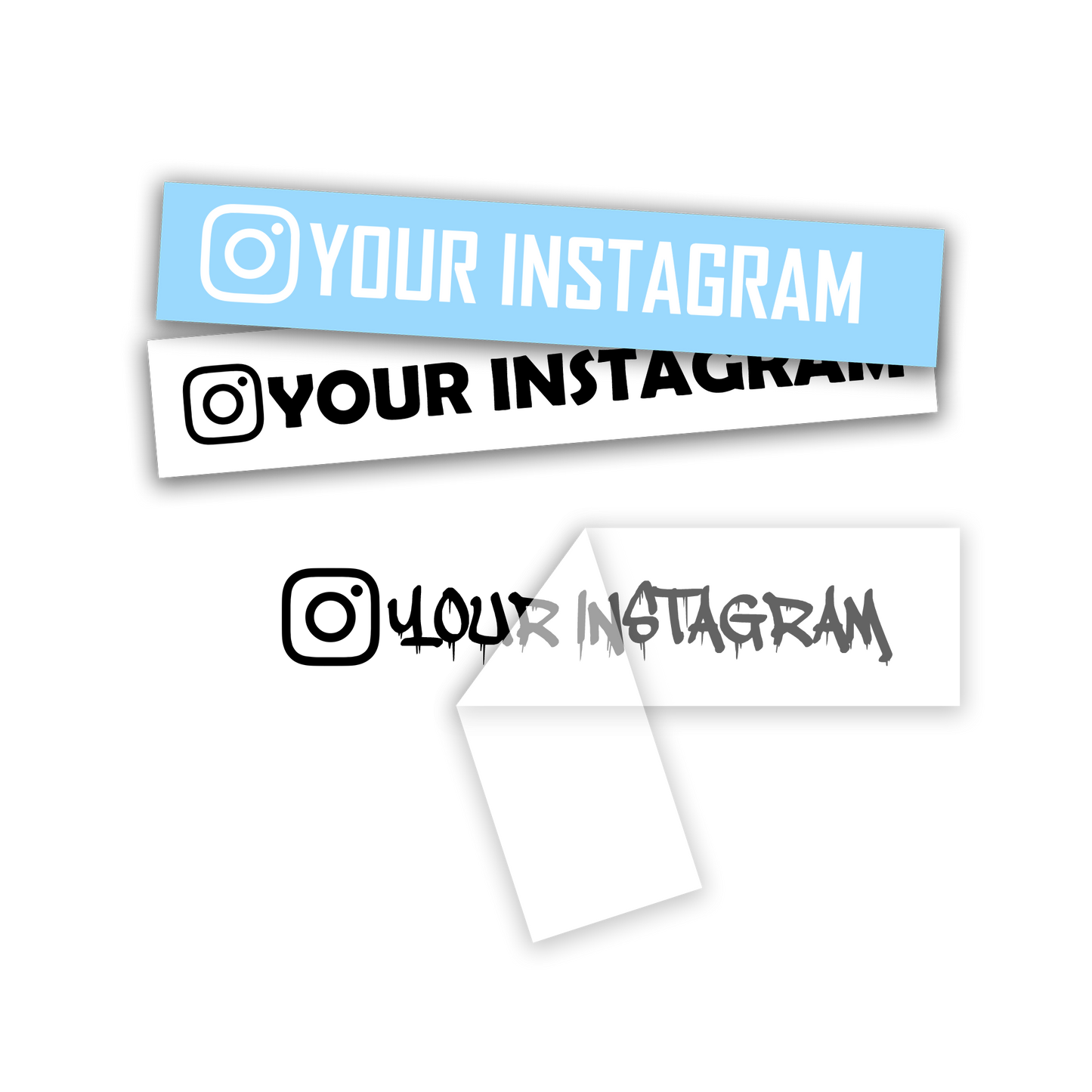 Custom Αυτοκόλλητο Instagram