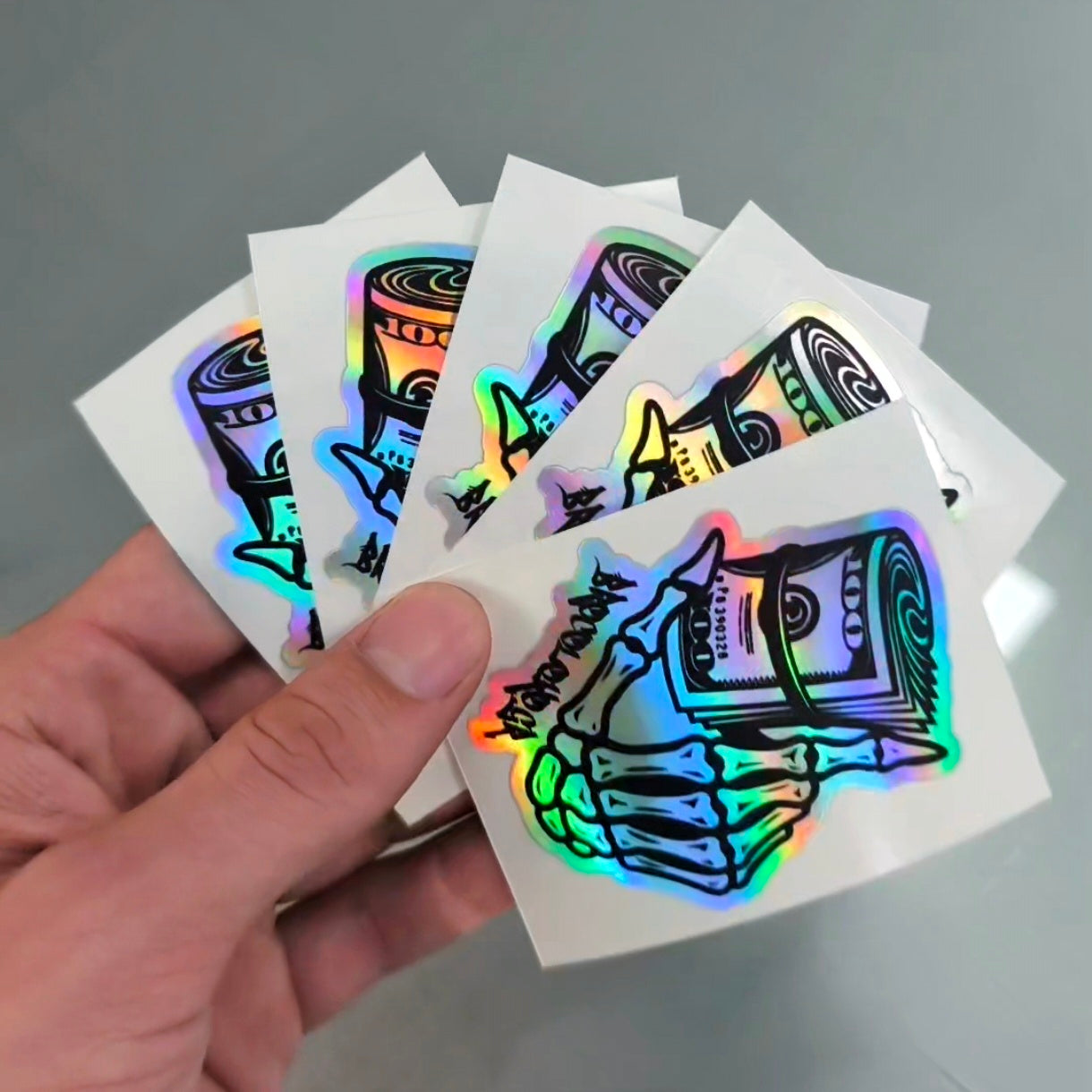 Custom Ολογραφικά Αυτοκόλλητα