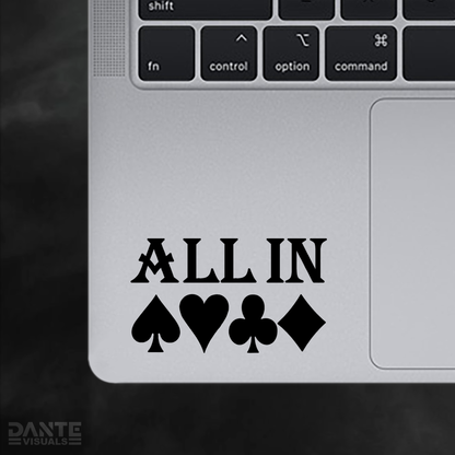 ALL IN Sticker
