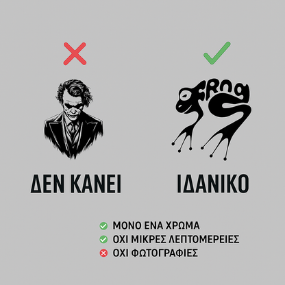 Custom Αυτοκόλλητο Μεταφοράς Βινυλίου