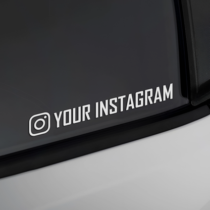 Custom Αυτοκόλλητο Instagram