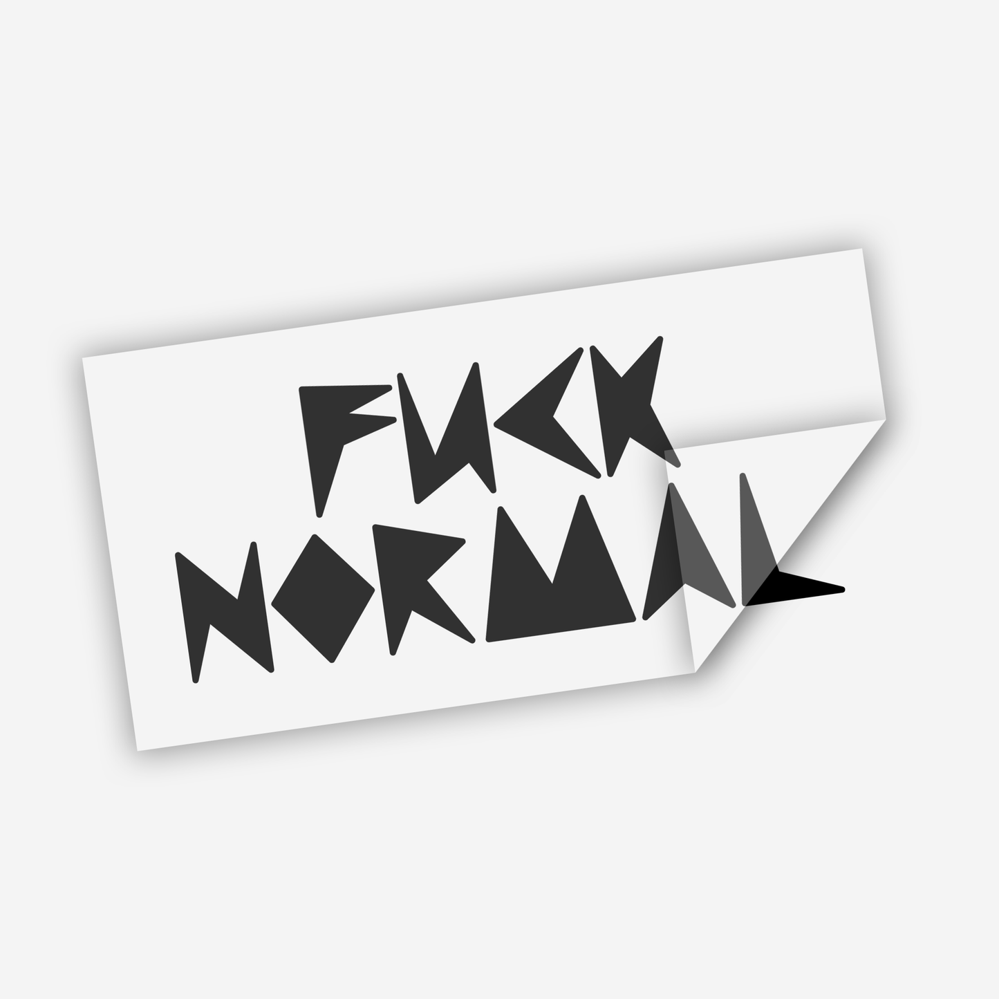 Fvck Normal Sticker