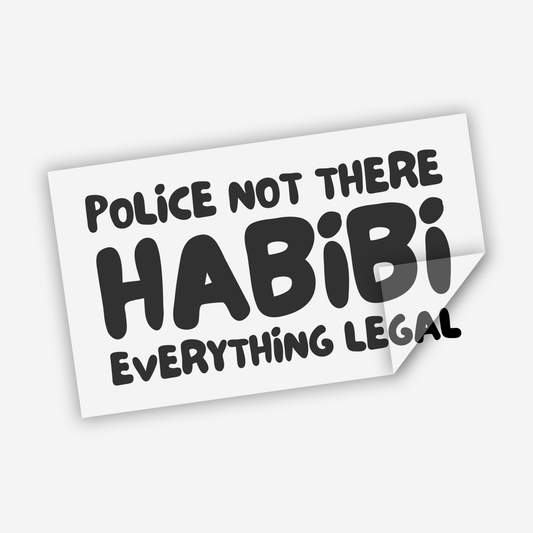 Habibi Everything Legal Sticker
