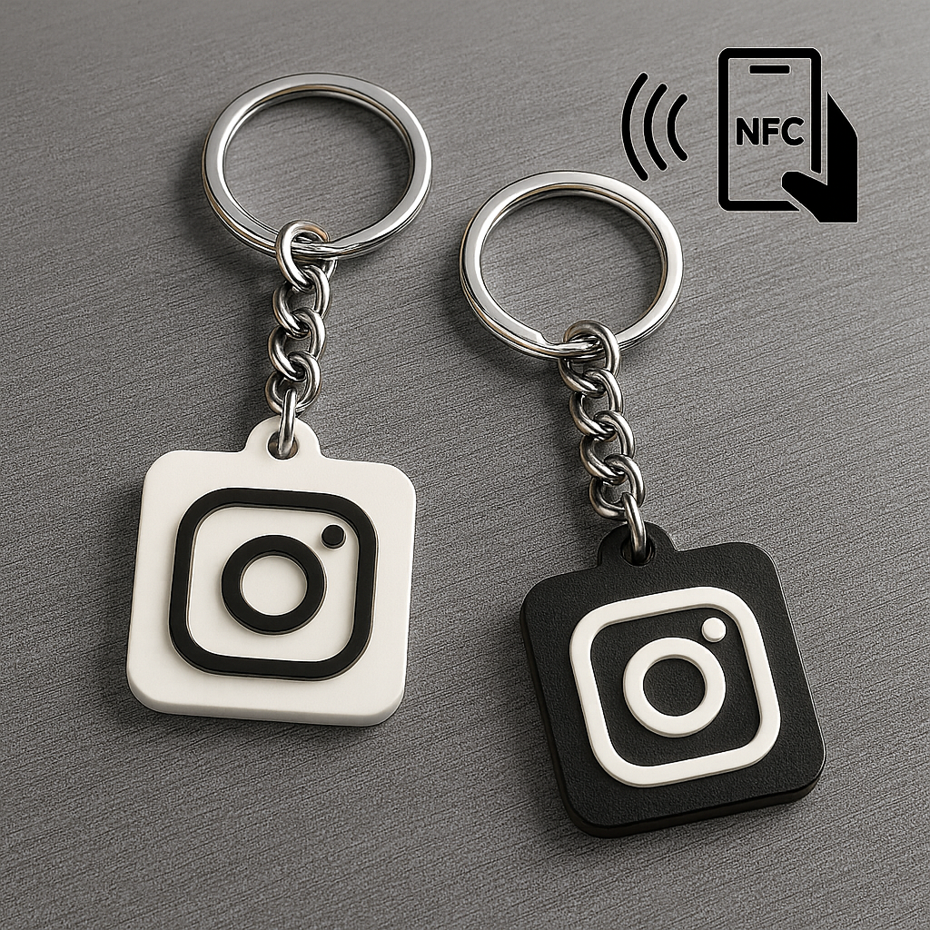 Instagram Μπρελόκ με NFC