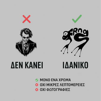 Custom Αυτοκόλλητο Μεταφοράς Βινυλίου