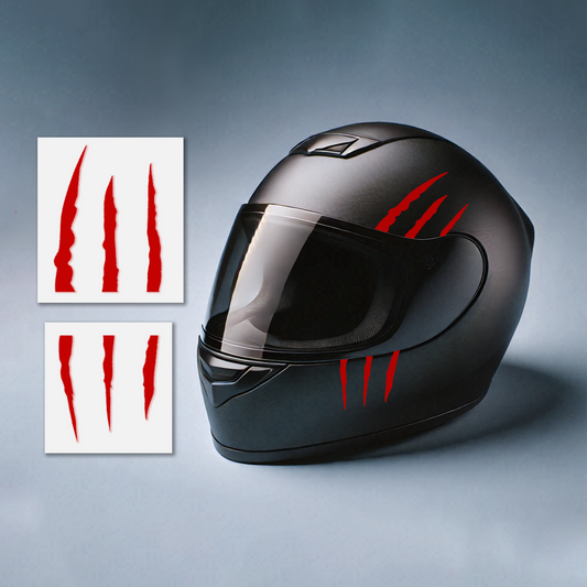 Claw Scratch Helmet Sticker