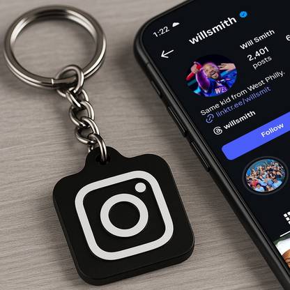 Instagram Μπρελόκ με NFC